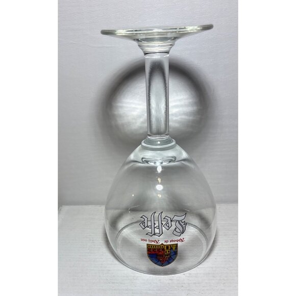 Leffe Branded Beer Goblet Glass With Stained Glass Abbey Design - Picture 6 of 6